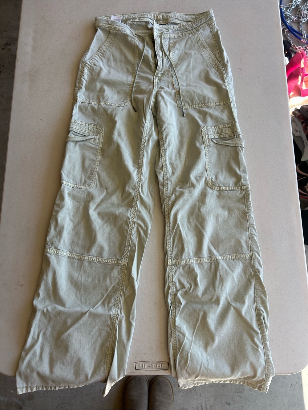 Women’s Light green Cargo Pants - Casual Style